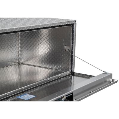 Image showing  18 x 18 x 48in. Diamond Tread Aluminum Underbody Truck Tool Box with 3 Point Latch