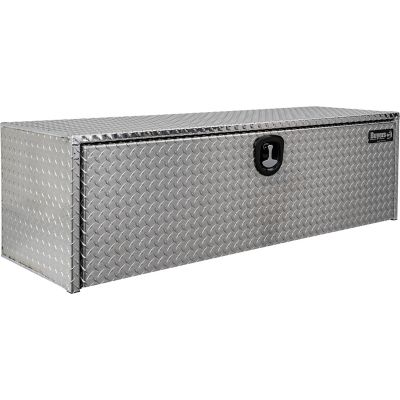 Buyers Products Diamond Tread Aluminum Underbody Truck Box with 3-Pt. Latch, 1735115