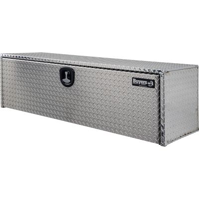 Image showing 7 th Buyers Products Diamond Tread Aluminum Underbody Truck Box with 3-Pt. Latch, 1735120