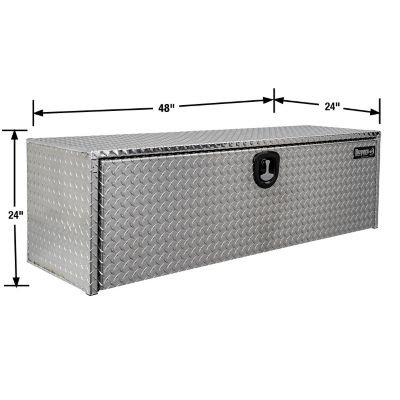 Image showing 5 th Buyers Products Diamond Tread Aluminum Underbody Truck Box with 3-Pt. Latch, 1735140