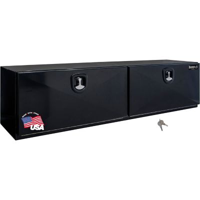 Buyers Products 18 in. x 18 in. x 72 in. Black Steel Pro Series Underbody Truck Tool Box