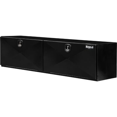 Image showing  24 x 24 x 90in. Gloss Black Steel Pro Series Topsider Truck Box