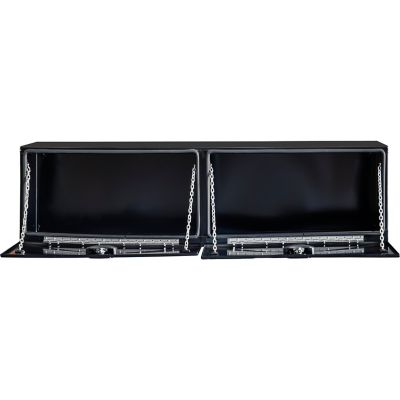 Image showing  24 x 24 x 90in. Gloss Black Steel Pro Series Topsider Truck Box