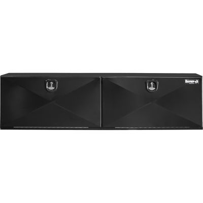 Image showing  24 x 24 x 90in. Gloss Black Steel Pro Series Topsider Truck Box