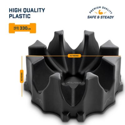 Image showing  Bike Trainer 4-Tier Riser Block - Anti-Skid Natural Ride Position Extender