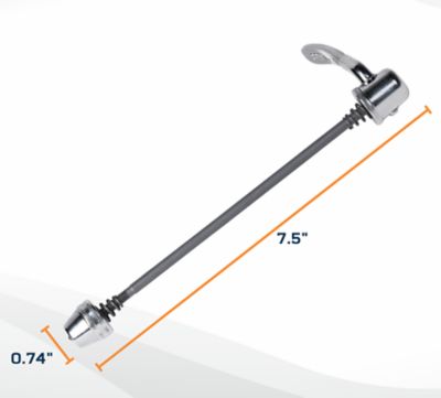 Image showing  Quick-Release Rear Wheel Skewer - Road & Mountain Bike Trainer Accessory