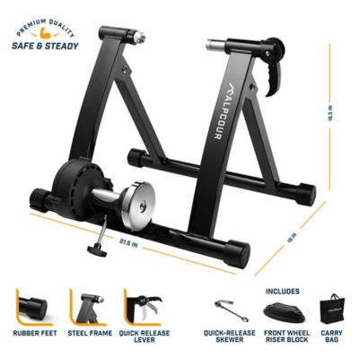 Image showing  Indoor Magnetic Bike Trainer Stand - Stainless Steel 6 Resistance Settings