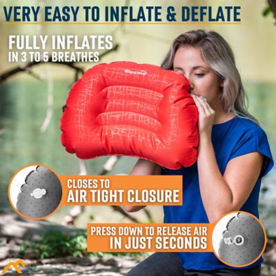 Image showing 5 th Alpcour Ultralight Inflatable Camping Pillow, Compact Travel Essential with Carry Case