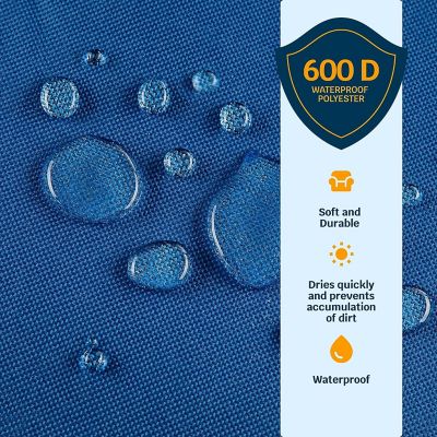 Image showing  Foldable Stadium Seat - Padded Chair with Backrest Armrest Pockets & Cup Holder