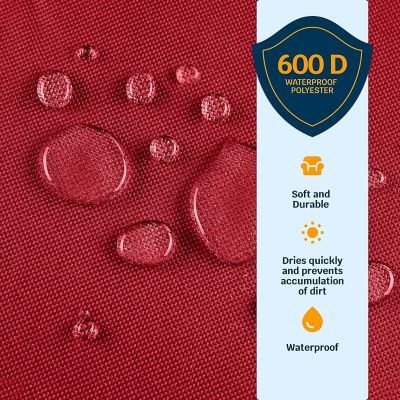 Image showing  Foldable Stadium Seat - Padded Chair with Backrest Armrest Pockets & Cup Holder