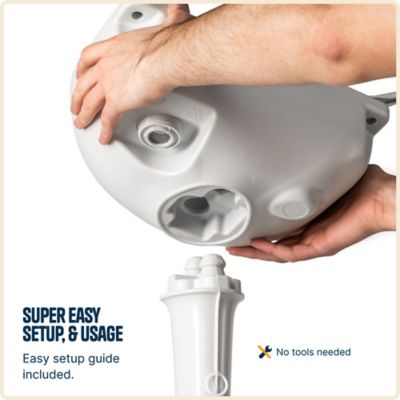 Image showing  Portable Camping Sink Foot Pump Operated Hygiene Station with Towel Rack and Soap Dispenser