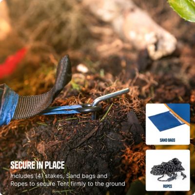 Image showing 7 th Alpcour Pop-Up Privacy Tent - Portable Durable & Waterproof Single Person Shelter