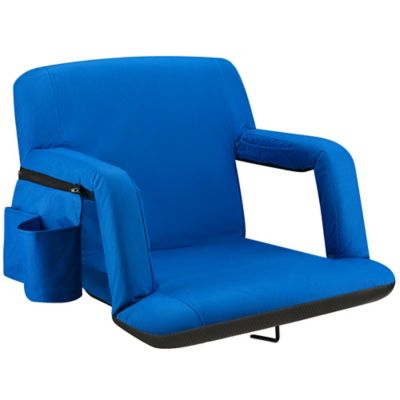 Alpcour Reclining Stadium Seat - Waterproof Chair with Extra Thick Padding Wide Back Support Bleacher Hook and Multiple Pockets