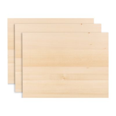 Walnut Hollow 11 in. x 14 in. x 3/4 in. Edge-Glued Basswood (3-Pack)