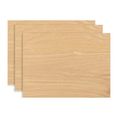 Walnut Hollow 9 in. x 12 in. x 3/4 in. Edge-Glued Oak (3-Pack)