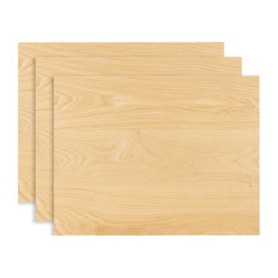 Walnut Hollow 16 in. x 20 in. x 3/4 in. Edge-Glued Oak (3-Pack)