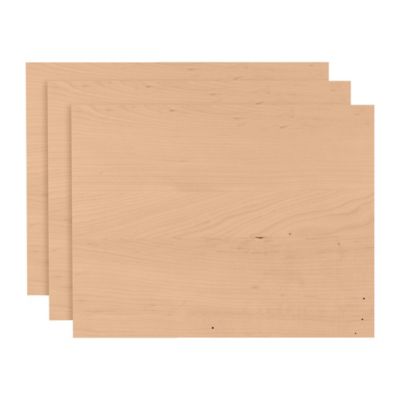 Walnut Hollow 12 in. x 16 in. x 3/4 in. Edge-Glued Cherry (3-Pack)