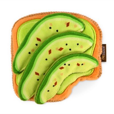 Image showing  Barking Brunch Collection, Avo-Doggo Toast, Plush Dog Toy