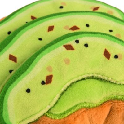 Image showing  Barking Brunch Collection, Avo-Doggo Toast, Plush Dog Toy