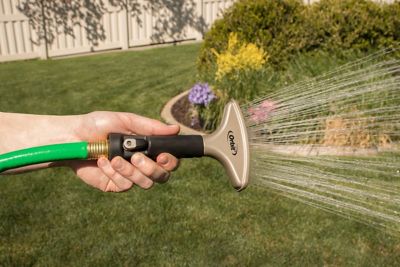Image showing  Fan Spray Metal Shut-Off Lever Nozzle
