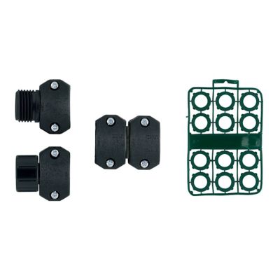 Orbit 5/8 in.-3/4 in. Plastic Hose Mender Kit withWashers