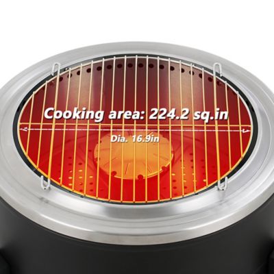 Image showing  22 in. Smokeless Wood/Pellet Burning Fire Pit, Low Smoke Bonfire Fire Pit