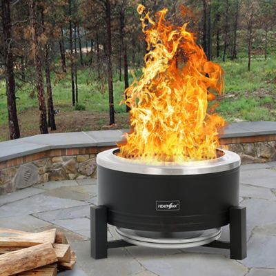 Image showing 7 th HeatMaxx 22 in. Smokeless Wood/Pellet Burning Fire Pit, Low Smoke Bonfire Fire Pit