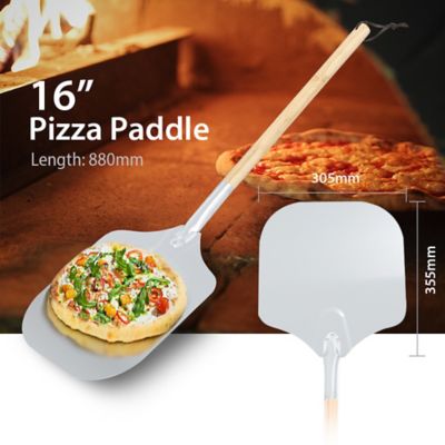 Image showing 8 th BIG HORN 22 in. Outdoor Propane Gas Pizza Oven with Cart in Stainless Steel