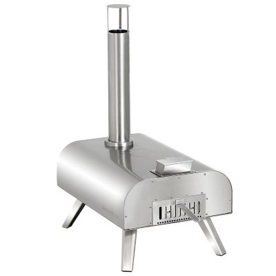 Image showing  16 in. Stainless Steel Pellet Pizza Oven