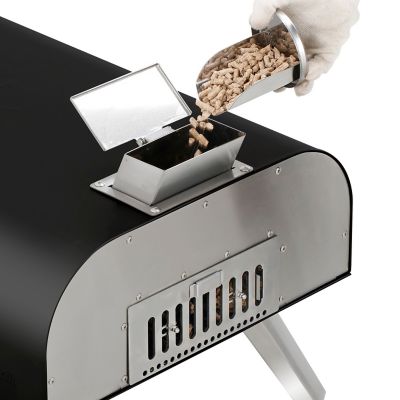 Image showing 7 th Master Cook Pellet Pizza Oven, 16 in., Black