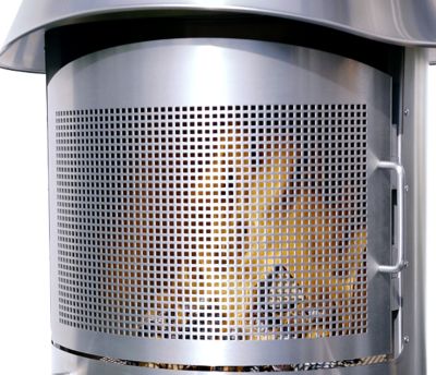 Image showing 5 th BIG HORN Auckland Stainless Steel Fireplace