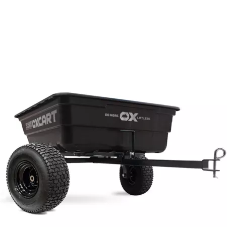 Stockman ox cart 15 cu feet to 17 cubic feet ATV Dump Cart with Lift Assist and 18" Swivel with ATV-Quality Run-Flat Tires Wheelbarrows