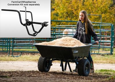 Image showing  Stockman 15 cu. ft. to 17 cu. ft. Lift-Assist and Swivel ATV Dump Cart with 18 in. Run-Flat ATV-Grade Tires