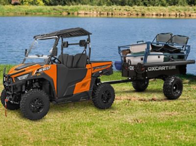 Image showing  25 cu. ft. 1,600 lb. Capacity Trail Boss Mesh-Free ATV Utility Dump Trailer