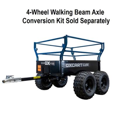 Image showing 5 th OxCart 25 cu. ft. 1,600 lb. Capacity Trail Boss Mesh-Free ATV Utility Dump Trailer
