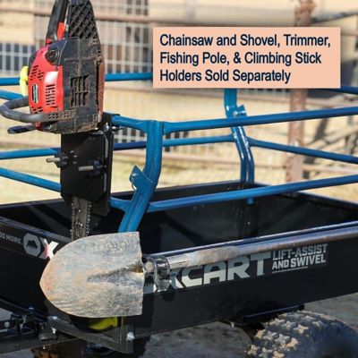 Image showing 7 th OxCart 25 cu. ft. 1,600 lb. Capacity Trail Boss Mesh-Free ATV Utility Dump Trailer