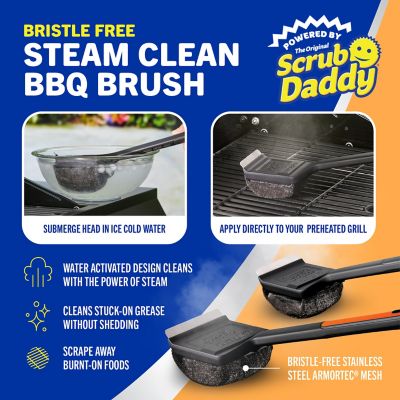 Image showing 6 th Mr. Bar-B-Q Steam Clean BBQ Brush Powered By Scrub Daddy