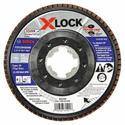 Bosch 4-1/2 In. X-Lock Arbor Type 29 40 Grit Flap Disc