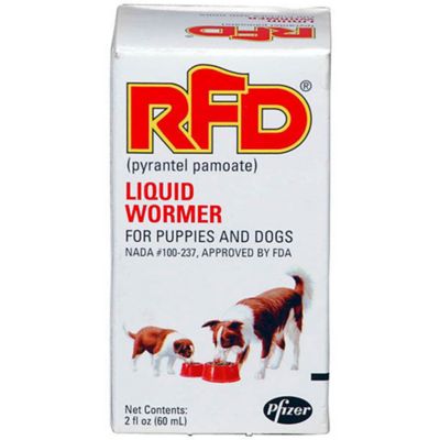 Zoetis RFD Liquid Dewormer for Puppies and Dogs, 60 mL