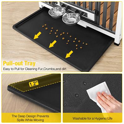 Image showing  AIR100 Wooden Dog Crate with Folding Design, Strong Iron Frame