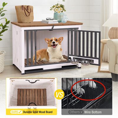 Image showing  AIR100 Wooden Dog Crate with Folding Design, Strong Iron Frame