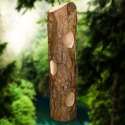 Prime Retreat Cedar Suet Log Feeder by Prime Retreat