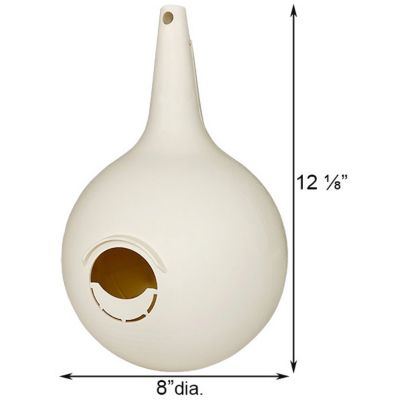 Image showing  Purple Martin Gourds with Hanging Bracket and Pole Kit, 34 in. x 34 in. x 15 ft.