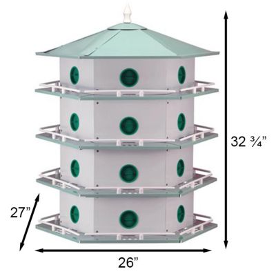 Image showing  Aluminum 24-Room Deluxe Martin House