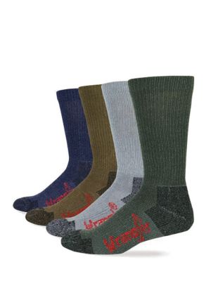 Wrangler Ultra-Dri Year Round Wear Work Sock Made in USA, 4/72279