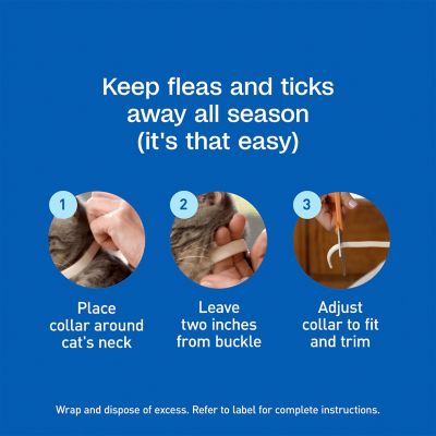 Image showing 7 th Adams Plus Flea & Tick Collar for Cats, 1 -Pack