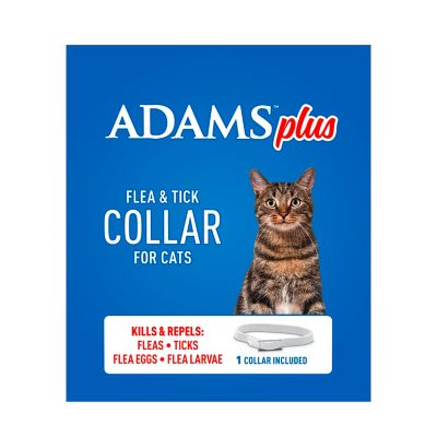 Image showing 8 th Adams Plus Flea & Tick Collar for Cats, 1 -Pack