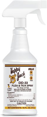 Happy Jack Flea and Tick Treatment Spray for Dogs, 16 oz.