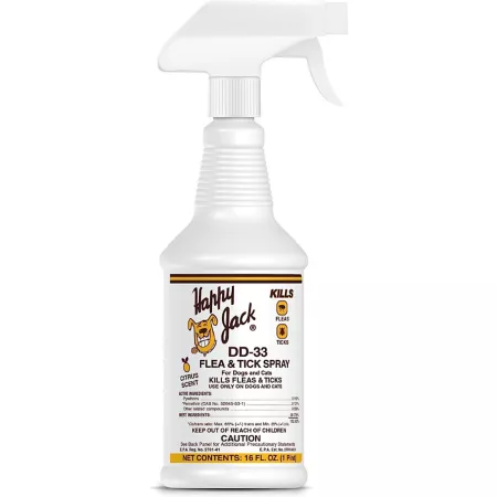 Happy Jack Flea and Tick Treatment Spray for Dogs 16 oz. Dog Flea & Tick Sprays Wipes & Powder