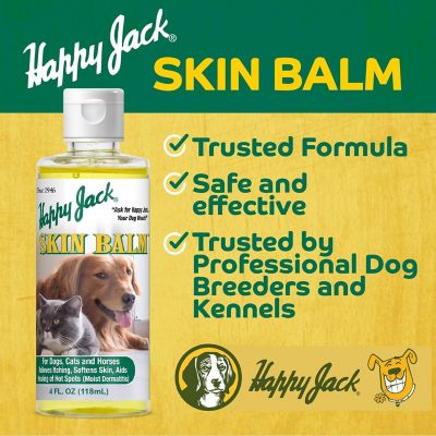 Image showing 5 th Happy Jack Skin Balm Hot Spot and Itchy Skin Relief for Dogs, Horses and Cats, 4 oz.